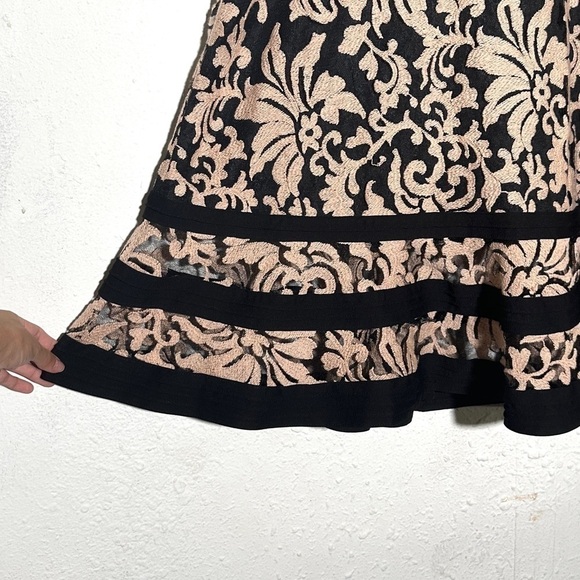 Tadashi Shoji Too Floral Lace Overlay Sleeveless Dress Size 20Q/2X Women - Picture 6 of 16
